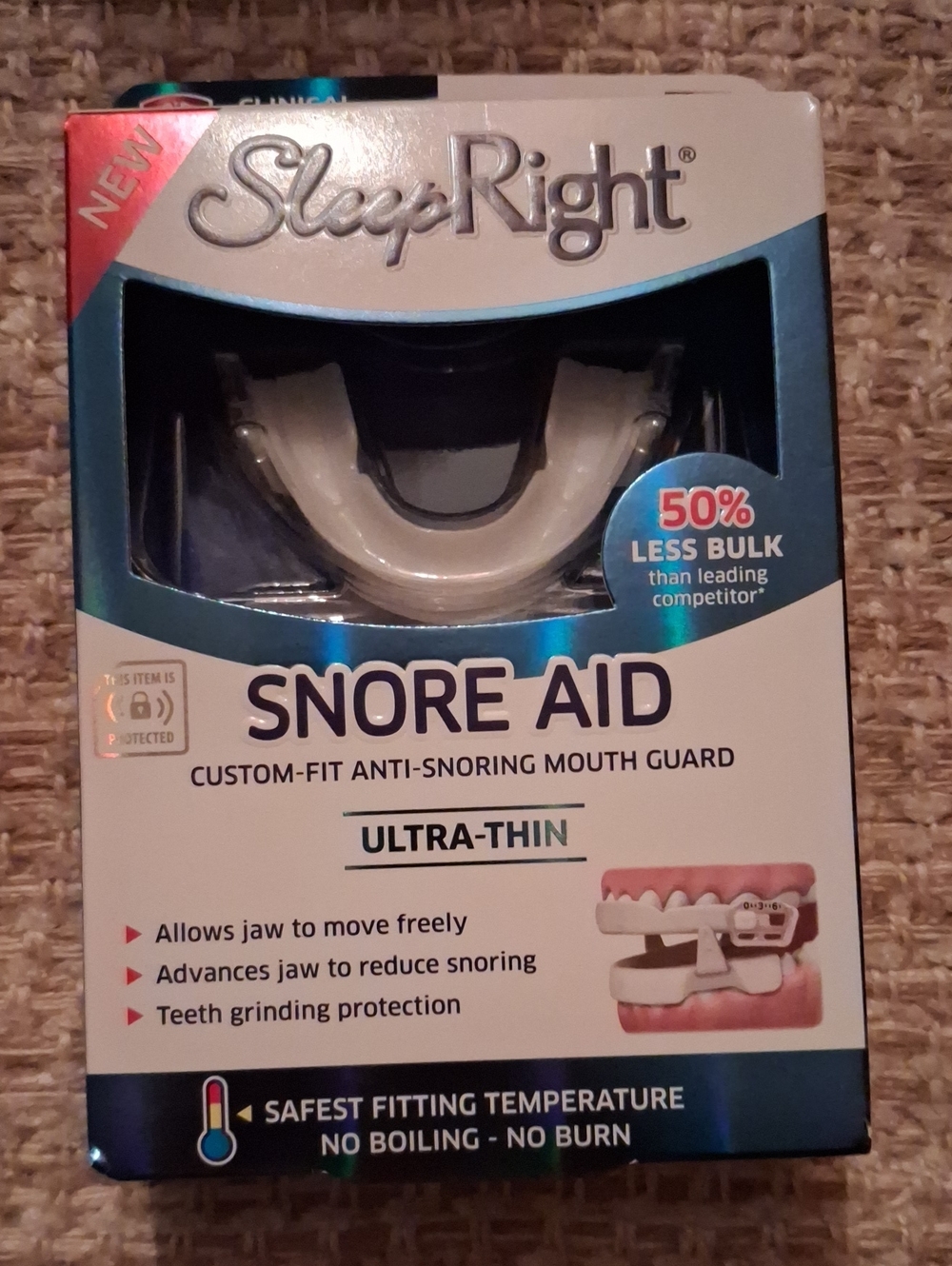 Ultra-Thin Snore Aid Mouth Guard - White